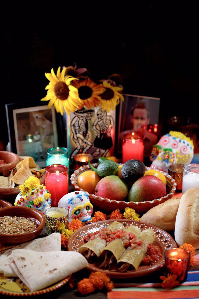 Variety of Mexican celebratory foods