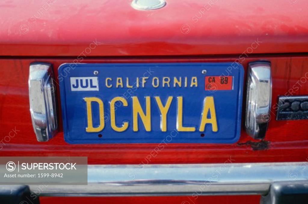 vanity license plates