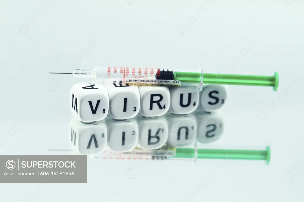 Still life on the theme of the virus
