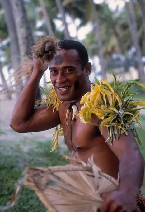 Fijian warrior, Denarau, Fiji