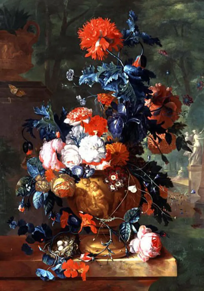 A Rich Still Life of Flowers Jan van Huysum (1682-1749 Dutch)