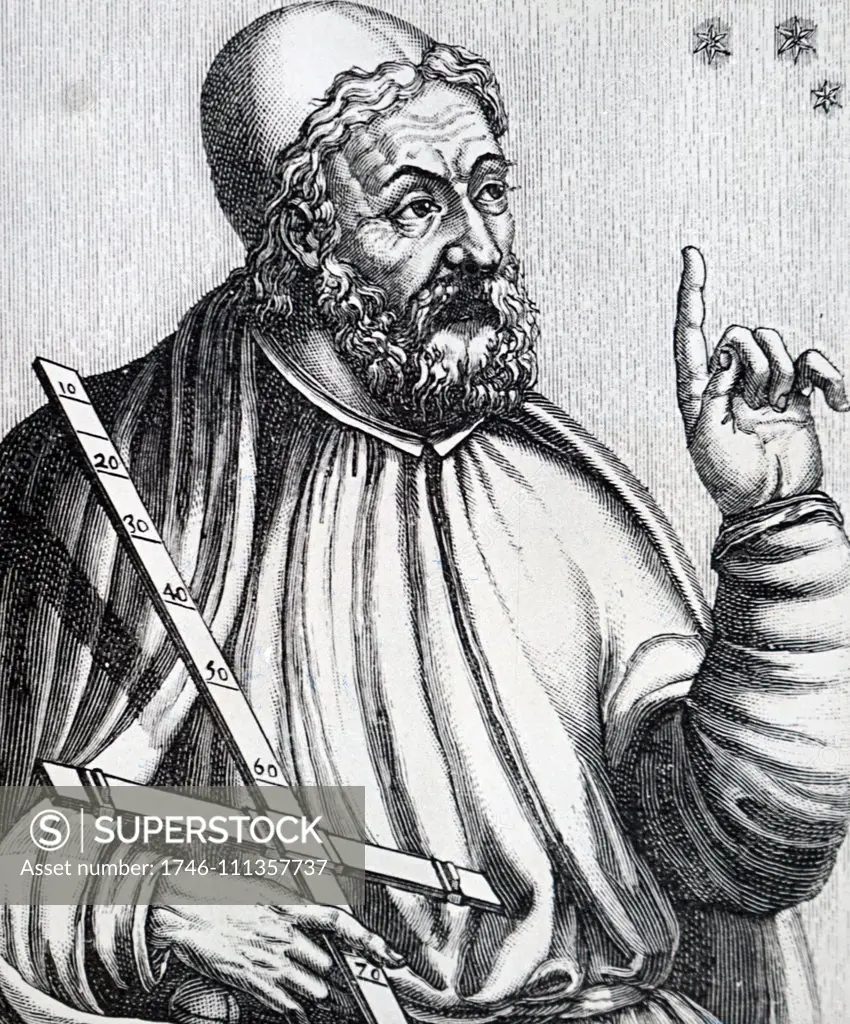 Ptolemy (2Nd Century AD) Nastronomer Mathematician And Geographer Of  Alexandria Ptolemy Guided By The Muse Of Astronomy Using A Quadrant To  Measure