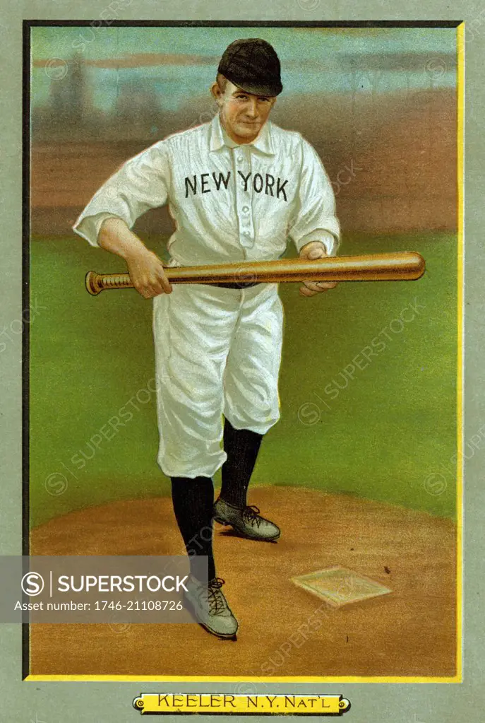 Willie Keeler, New York Giants, baseball card portrait 1911
