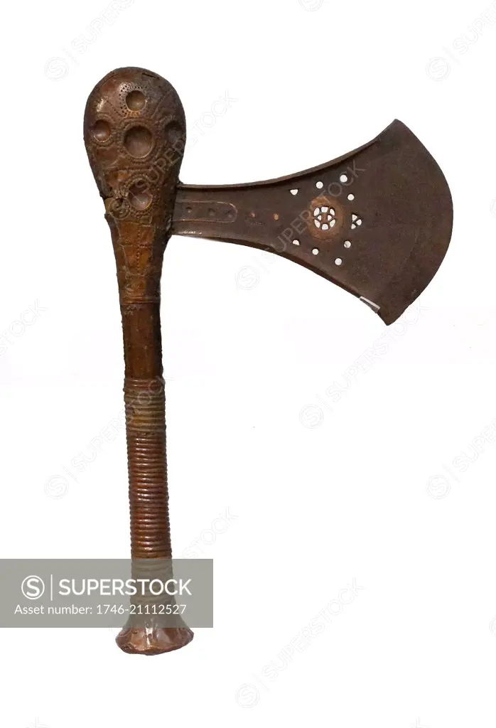 Weapons of Leadership, Kuba axe, from Democratic Republic of Congo.