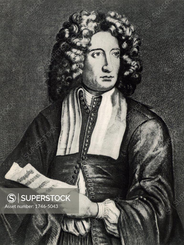 Stock Photo: 1746-5043 Arcangelo Corelli (1653-1713) Italian composer and violinist.