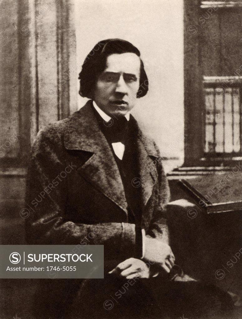 Stock Photo: 1746-5055 Frederic Chopin (1810-1849) Polish composer and pianist. Music Musician