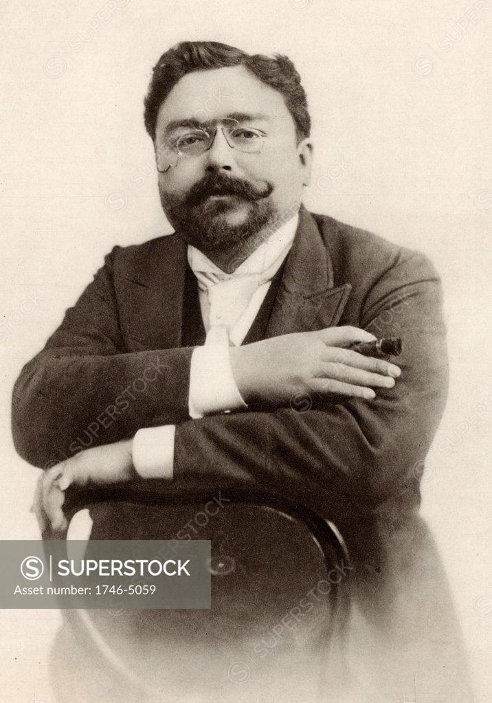 Stock Photo: 1746-5059 Isaac (Manuel Francisco) Albeniz (1860-1909) Spanish composer.