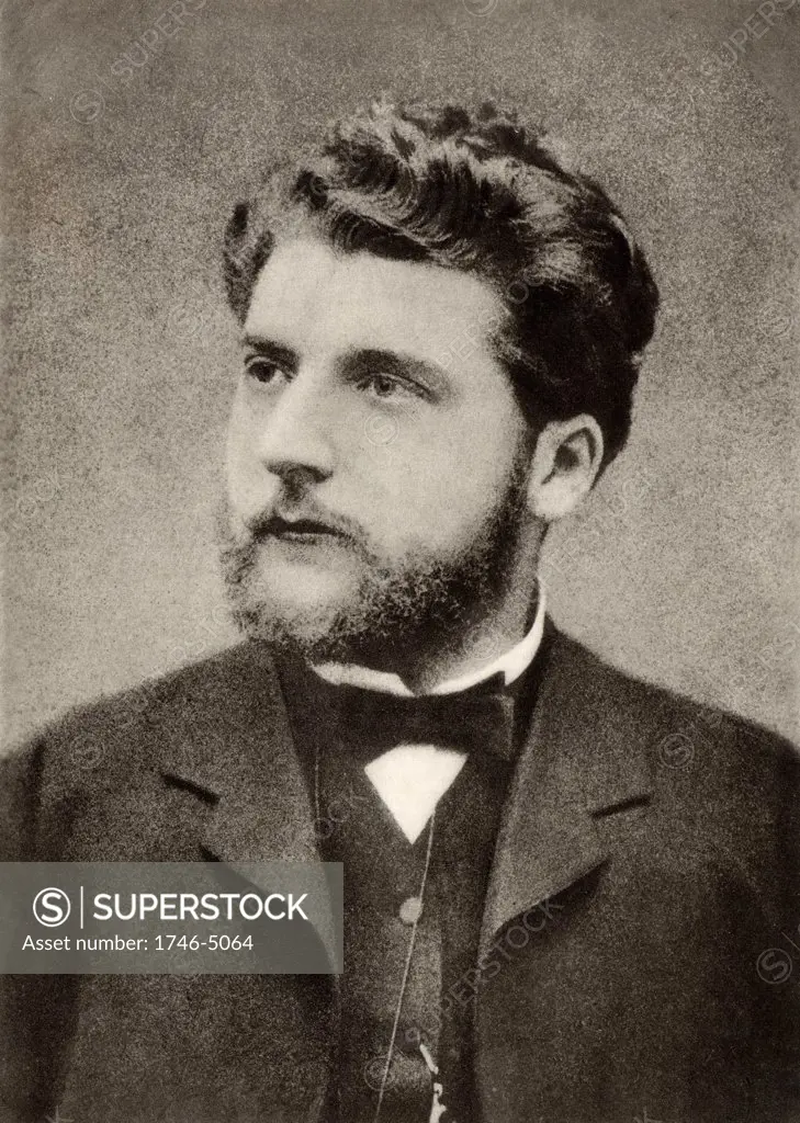Georges (Alexandre Cesar Leopold) Bizet (1838-1875) French composer. After a photograph.