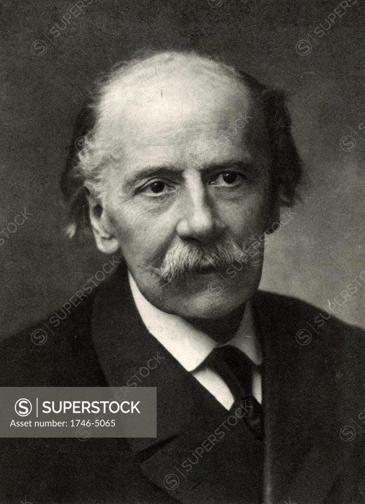 Stock Photo: 1746-5065 Jules (Emile Frederic) Massenet (1842-1912). French composer. From a photograph by Nadar, pseudonym of Gaspard-Felix Tournachon (1820-1910).