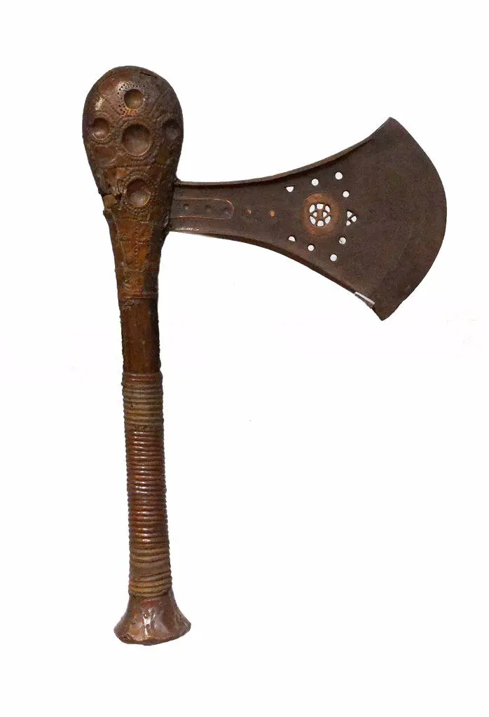 Weapons of Leadership, Kuba axe, from Democratic Republic of Congo.