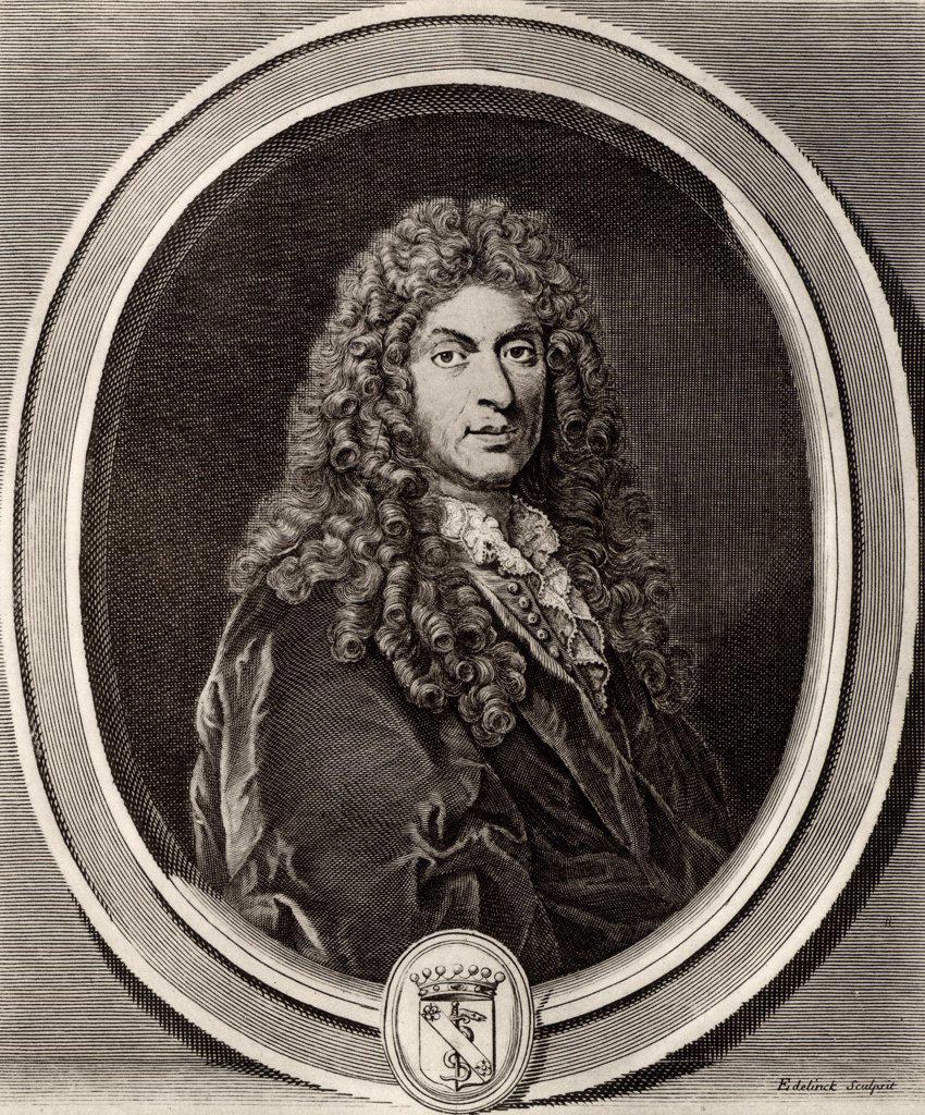 Jean Baptiste Lully, born Giovanni Battista Lulli (1632-1687) Italian-born composer who spent most of his working life in France.  From 1652 he was in the service of Louis XIV.
