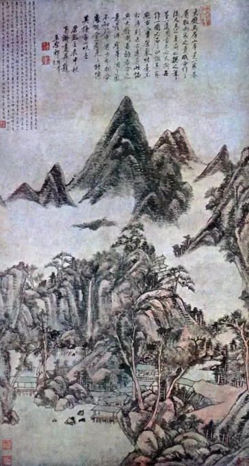 Countryside; Chinese Song Dynasty. 10th Century, chinese