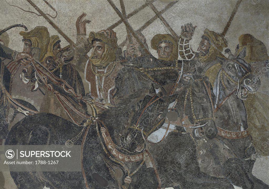 Stock Photo: 1788-1267 Battle of Issus - Mosaic