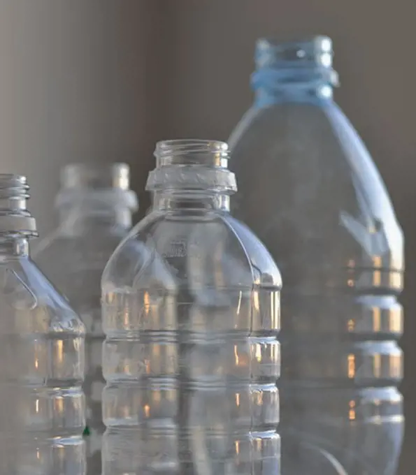 Empty water bottles