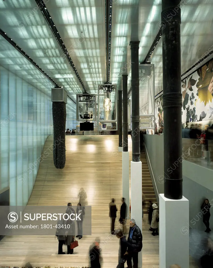 Prada Fashion Store, New York, United States, Rem Koolhaas - Office for  Metropolitan Architecture, Prada fashion store portrait view of interior. -  SuperStock