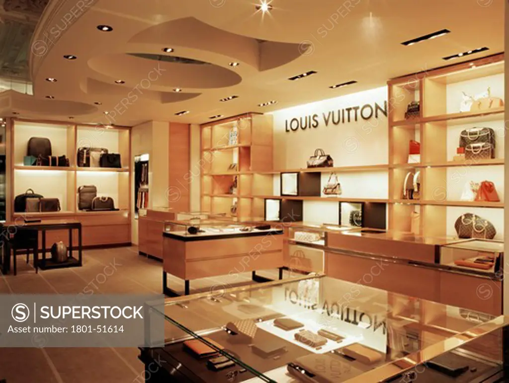 The Louis Vuitton Shop Inside the Harrods Department Store in