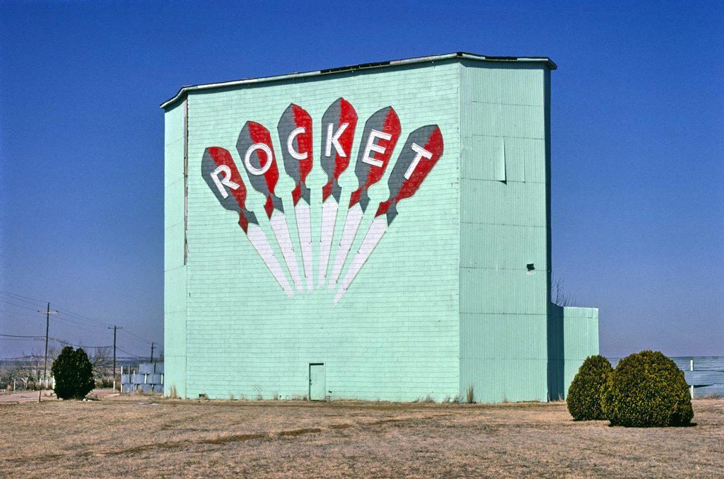 Rocket Drive-In, Sweetwater, Texas, USA, John Margolies Roadside America Photograph Archive, 1979 