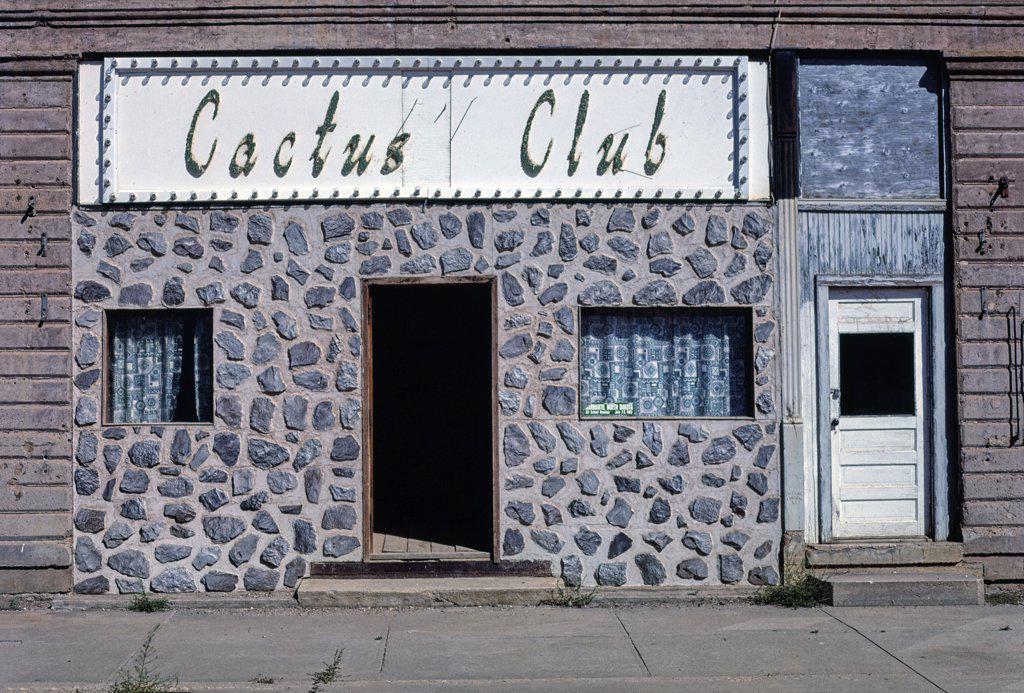 Cactus Club, Marmarth, North Dakota, USA, John Margolies Roadside America Photograph Archive, 1987