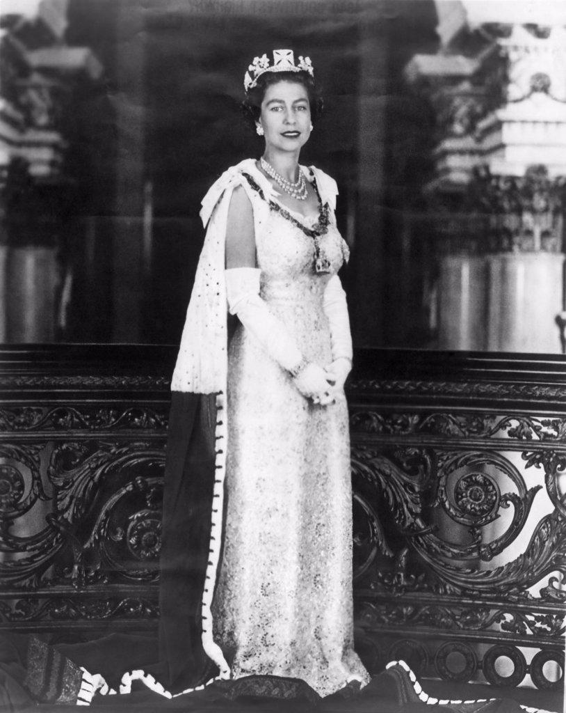 Queen Elizabeth II, Portrait, circa mid-1950's