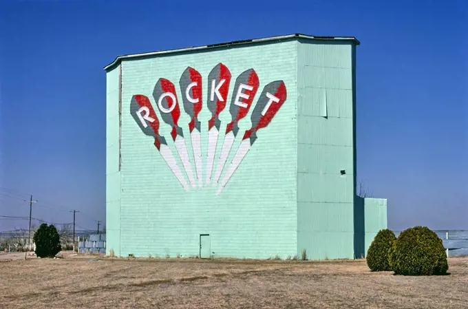 Rocket Drive-In, Sweetwater, Texas, USA, John Margolies Roadside America Photograph Archive, 1979 