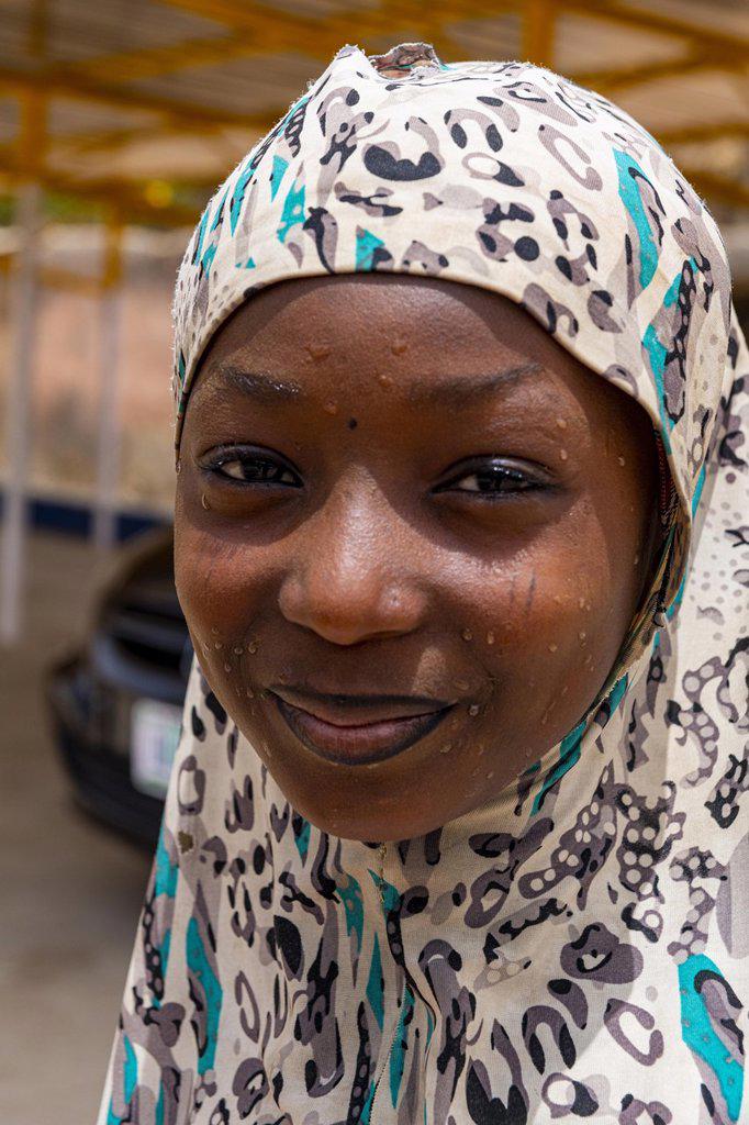 Young muslim girl posing, Bauchi, eastern Nigeria