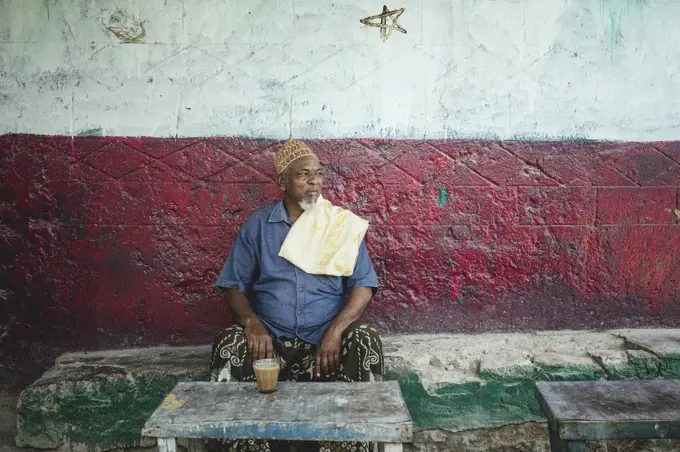 Sultan Abdullah, village elder from Madar Moge, Erigavo, Sanaag, Somaliland