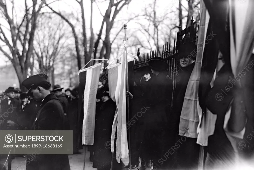 Woman Suffrage Movement - Washington D.C. 1918.