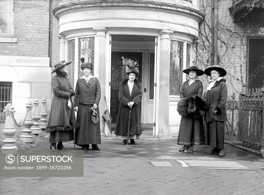 Woman Suffrage Headquarters circa 1917. 