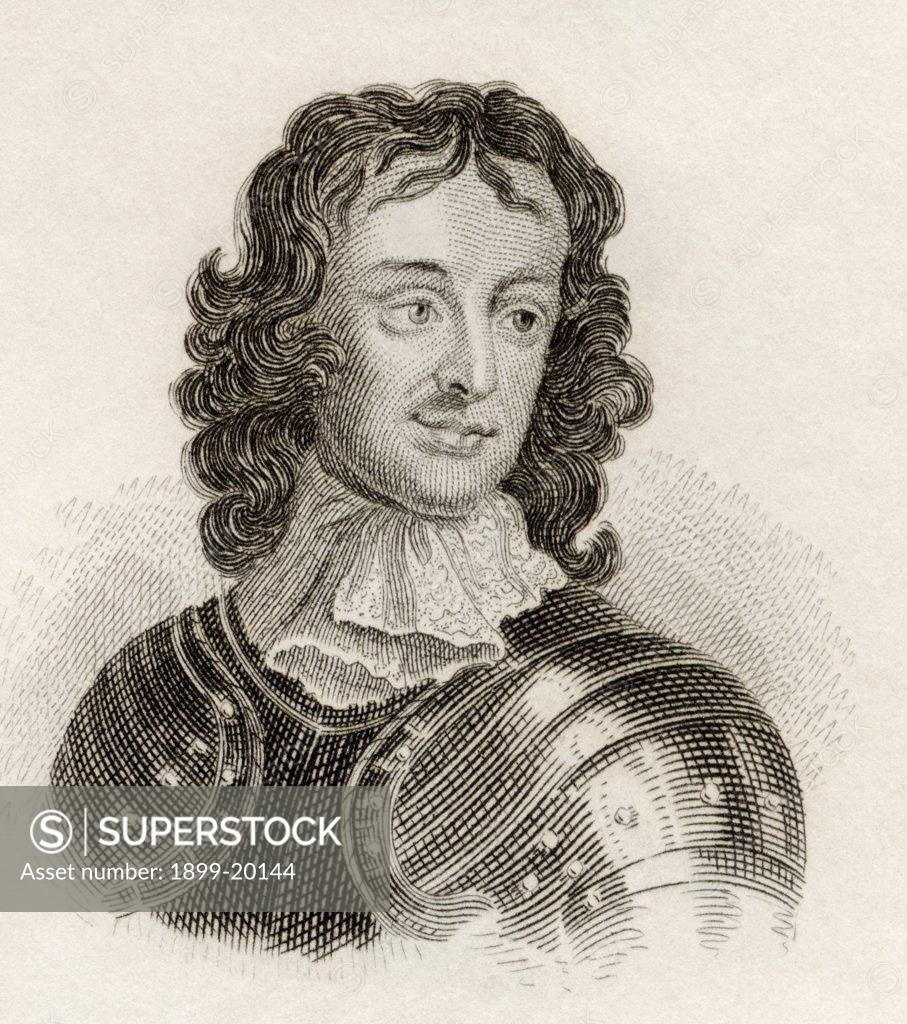 Stock Photo: 1899-20144 General John Lambert, 1619 to 1684. English Parliamentary general in the English Civil War.
