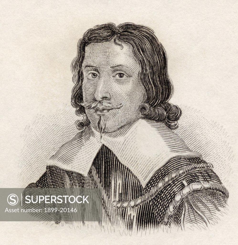 Stock Photo: 1899-20146 Robert Greville, 2nd Baron Brooke 1607 to 1643. English Civil War Roundhead General.