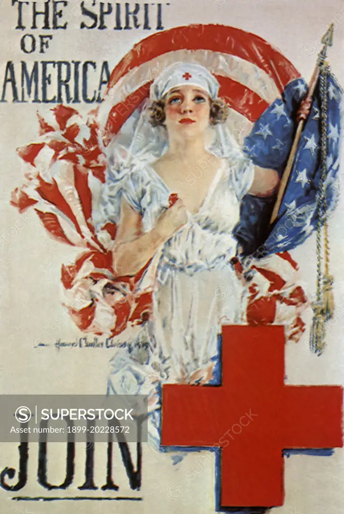 Red Cross Poster. 