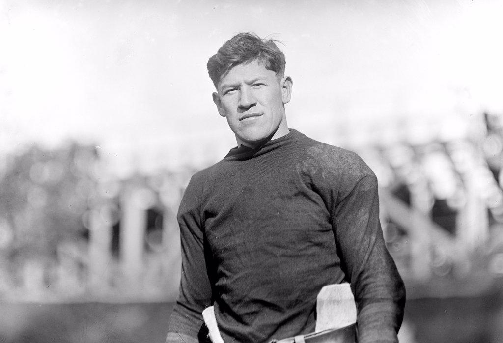 Fooball player Jim Thorpe ca. 1910-1920 . 