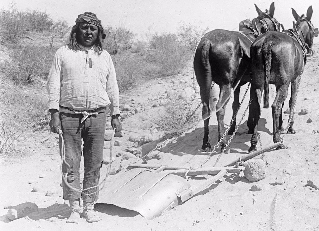Salt River Project, [Arizona], Cushong or Fat Hen[,] Indian laborer ca.  between 1918 and 1928.