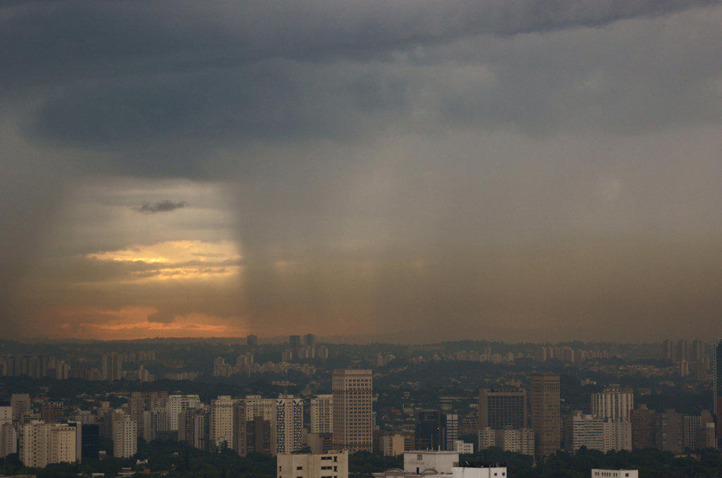 A cloudy day in Sao Paulo, Brazil.