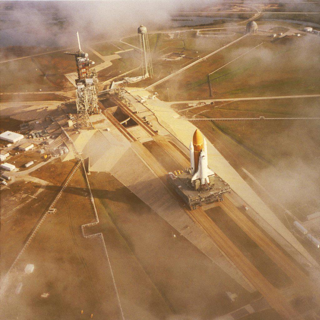 Space Shuttle Challenger On Pad 39A, Before First Flight (Nasa'S 6Th Shuttle Mission), 1/83