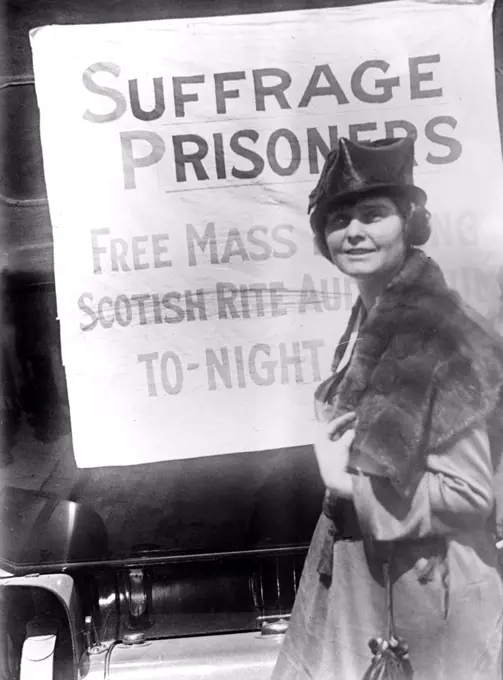 Woman Suffrage Movement - Woman suffragette Lucy Branham circa 1919.