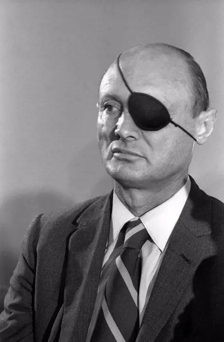 Moshe Dayan (20 May 1915 – 16 October 1981) was an Israeli military leader and politician. He was the second child born on the first kibbutz, but he moved with his family in 1921, and he grew up on a moshav (Israeli village or settlement). As commander of the Jerusalem front in Israel's War of Independence, Chief of staff of the Israel Defense Forces (1953–58) during the 1956 Suez Crisis, but mainly as Defense Minister during the Six-Day War, he became a fighting symbol of the new state of Israel. After being blamed for the army's lack of preparation before the outbreak of the 1973 Yom Kippur War, and for his failure of nerve during the war, he left the military and joined politics. As Foreign Minister Dayan played an important part in negotiating the peace treaty between Egypt and Israel.