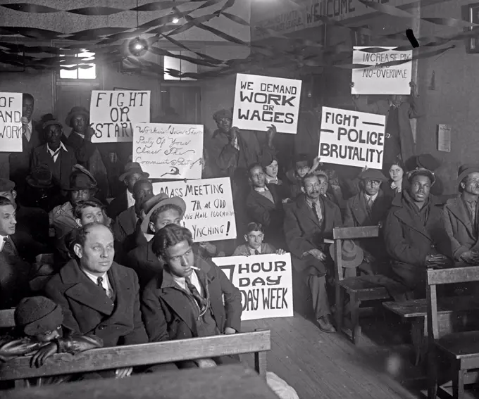 Protesters ca. between 1909 and 1923.