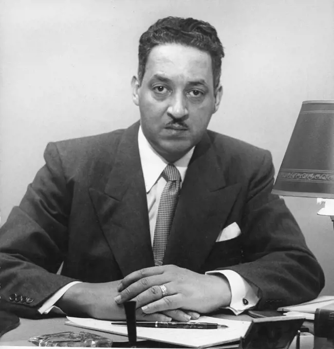 Thurgood Marshall, special counsel of the National Association for the Advancement of Colored People, New York, NY, 1952.
