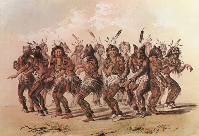 The Indian Bear Dance. 
