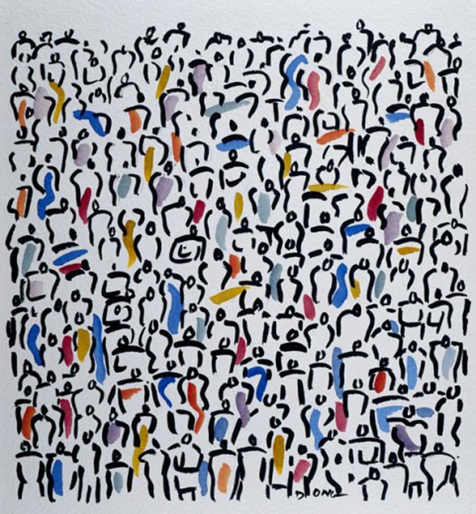 Crowd 25 Diana Ong (b.1940 Chinese-American) 