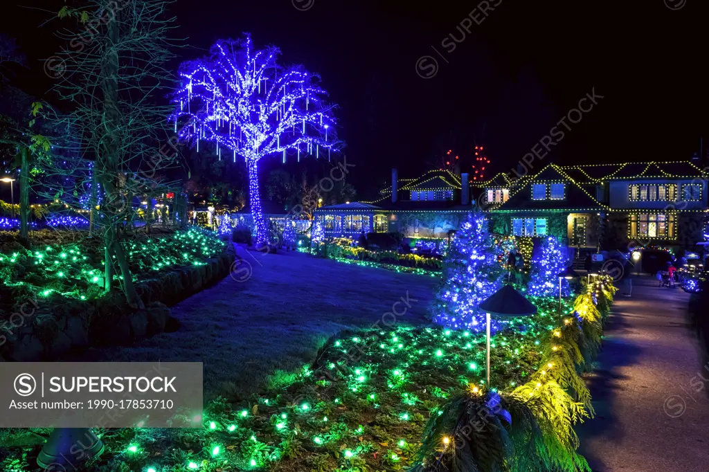 Christmas at Butchart Gardens, Victoria, Vancouver Island, BC