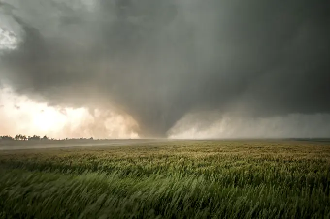 Big wedge tornado near Chapman Kansas United States