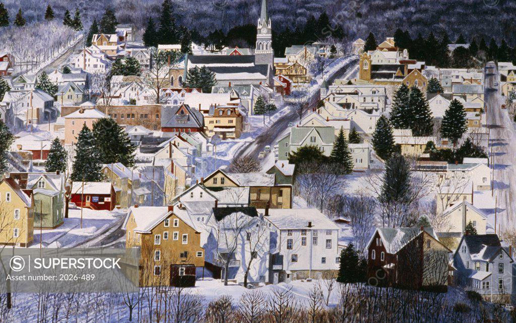 Stock Photo: 2026-489 Jim Thorpe Pennsylvania, Anthony Butera, (b.20th C.), Watercolor