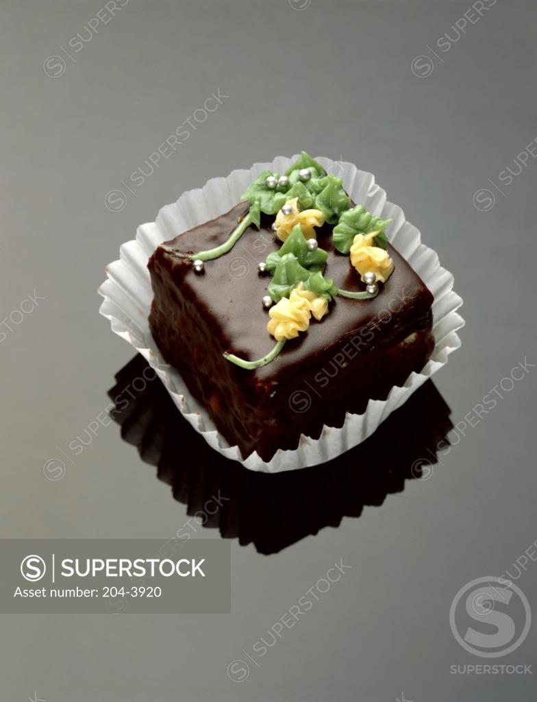 Stock Photo: 204-3920 Close-up of a chocolate cake