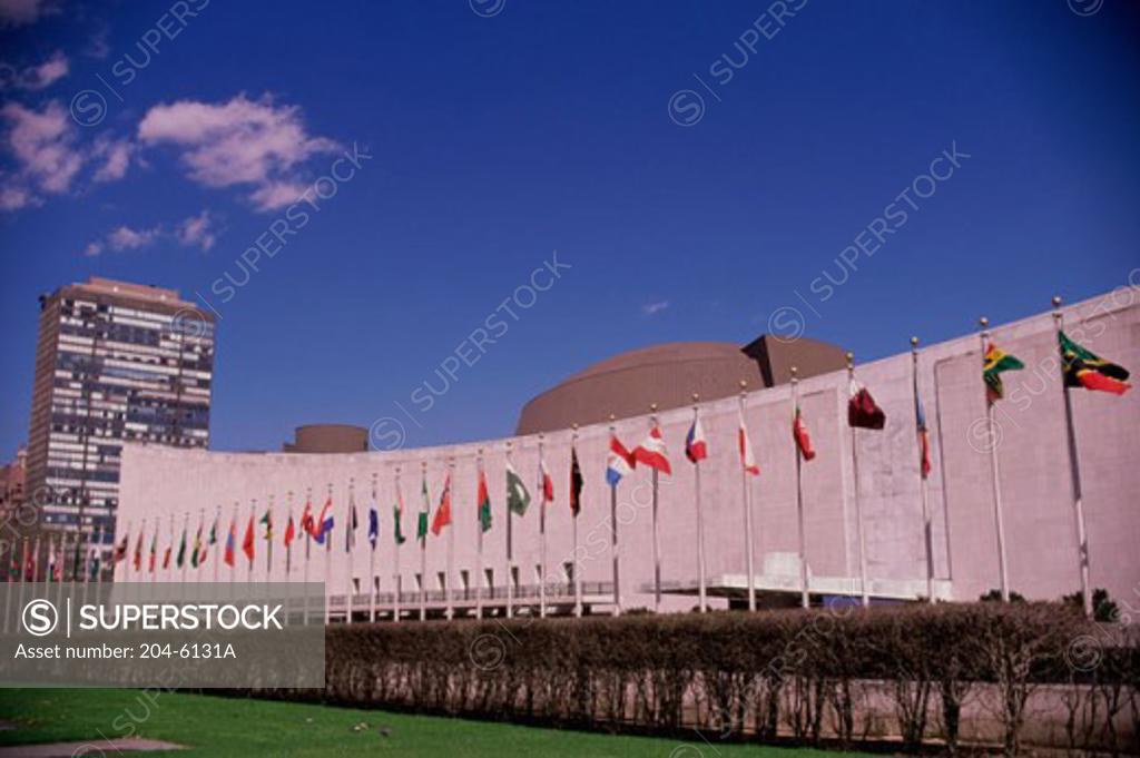 Stock Photo: 204-6131A United Nations New York City USA