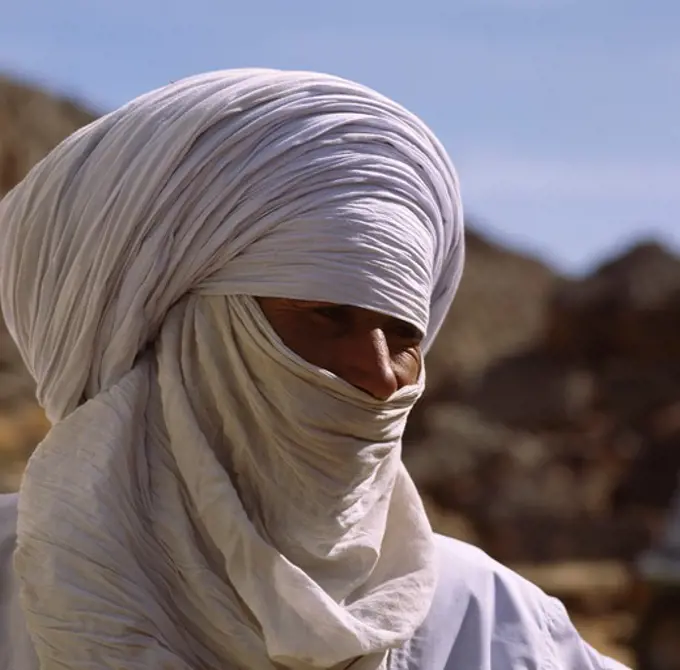 Algeria, Tuareg man