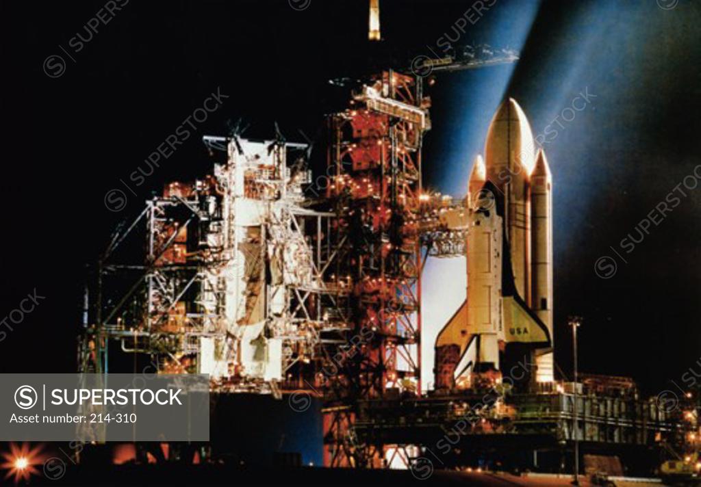Stock Photo: 214-310 Space Shuttle Columbia 