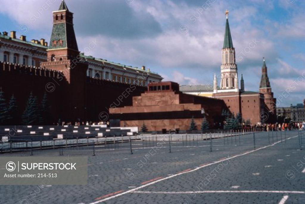 Stock Photo: 214-513 Lenin Mausoleum Red Square Moscow Russia