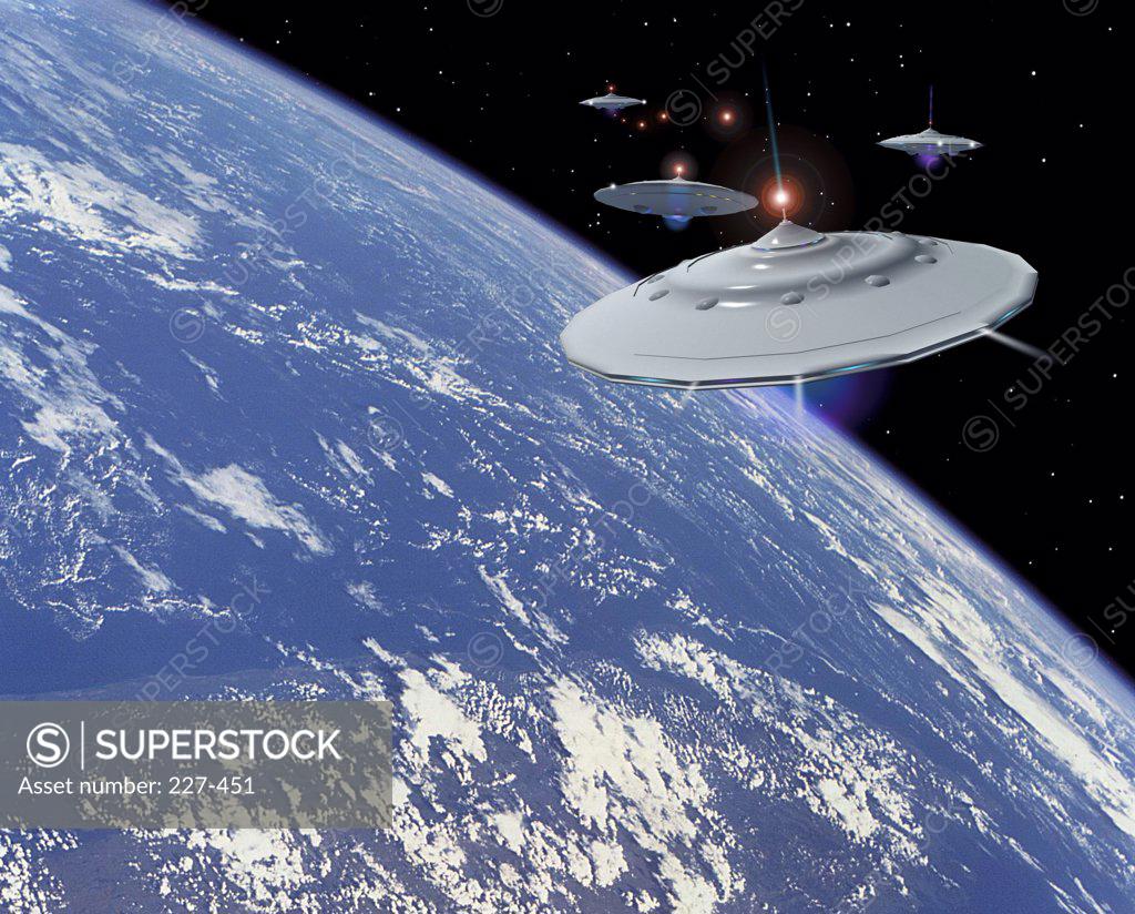 Stock Photo: 227-451 UFO's
